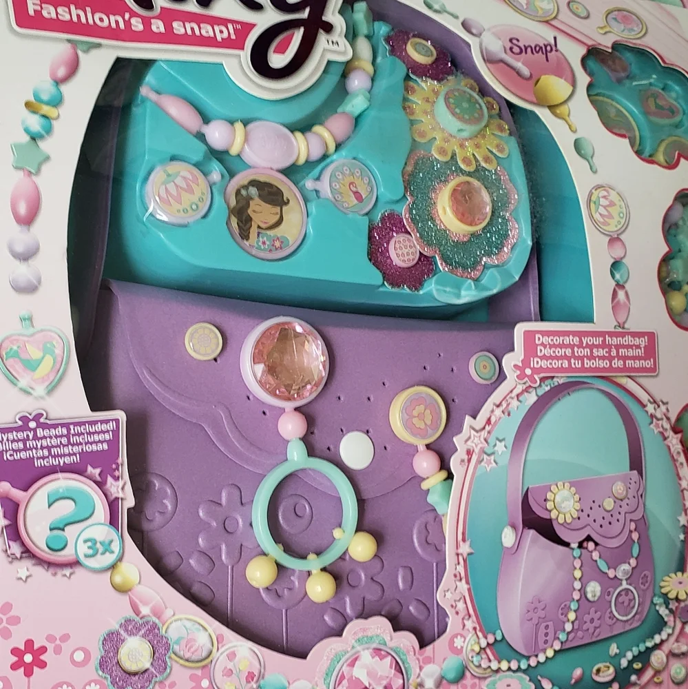 Mixy Fashion Snap Carry All Jewelry Handbag Kit NWT